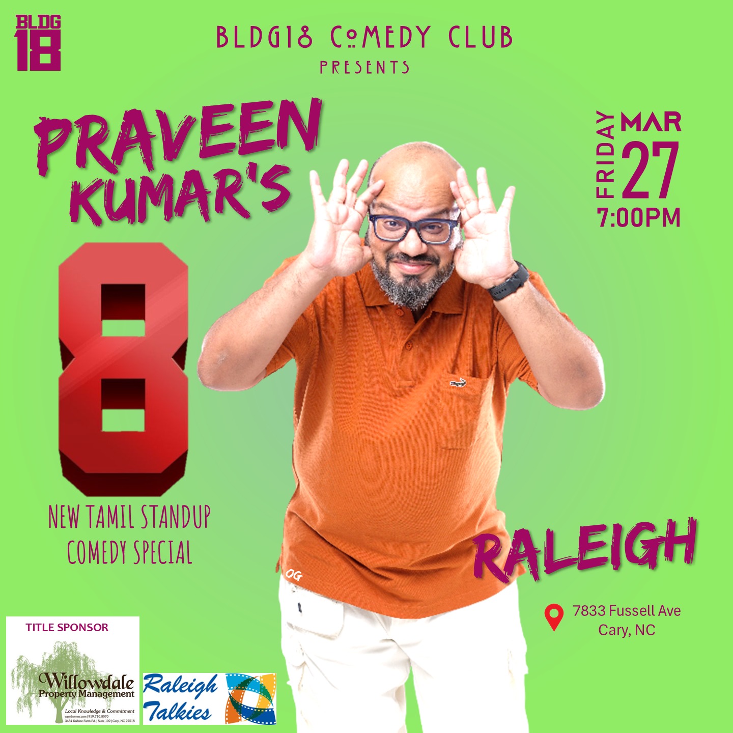 Praveen Kumar's 8 - Standup Comedy Special - Raleigh